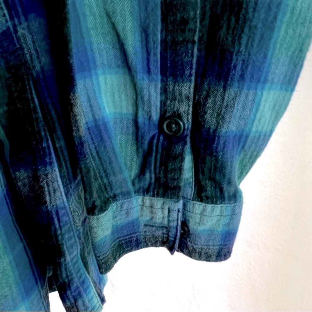 Eddie Bauer Flannel Plaid Shirt Lightweight Size 2XL - Picture 8 of 10